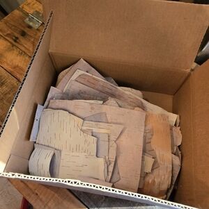 2 Lbs Real Birch Tree Bark Pieces Crafts Minnesota